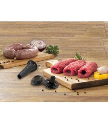 Gorenje Мясорубка, 1600Вт, 2,2кг/мин, 2 решетки, пластик+металл, черный