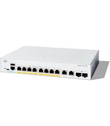 Cisco Коммутатор Catalyst 1300 8xGE, PoE, Ext PS, 2x1G Combo