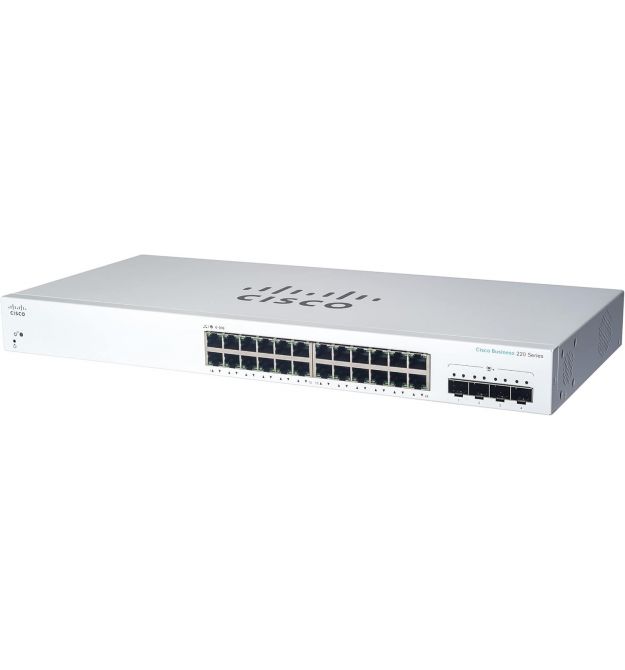 Cisco Коммутатор Cisco CBS220 24xGE, 4x10G SFP+, Smart