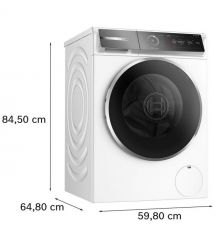 Bosch Стиральная машина фронтальная, 9кг, 1400, A+++, 60см, дисплей, белый