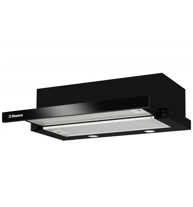 Hansa Вытяжка телескопическая, 60см, 389м3ч, черный