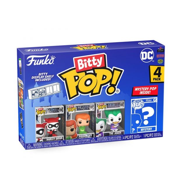 Funko Фигурка Funko POP (Bitty): DC - Harley Quinn 4pk