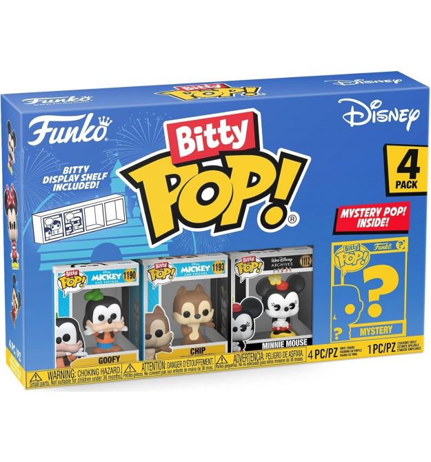 Funko Фигурка Funko POP (Bitty): Disney - Goofy 4pk