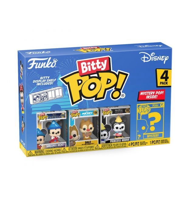 Funko Фигурка Funko POP (Bitty): Disney - Sorcerer Mickey 4pk