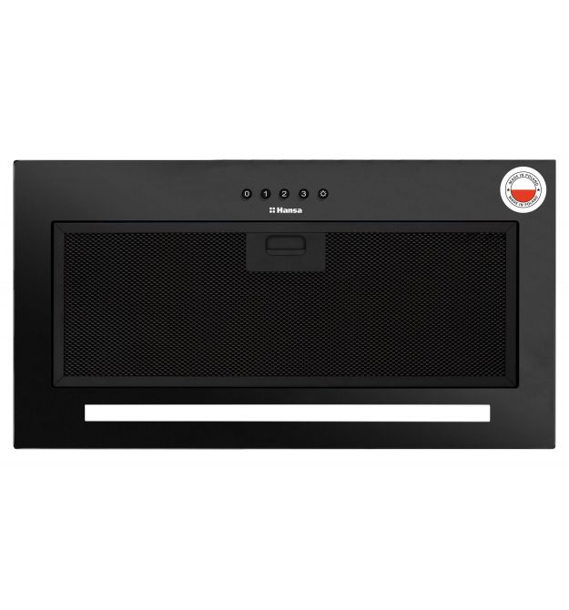 Hansa Вытяжка встраиваемая, 55см, 280м3ч, черный