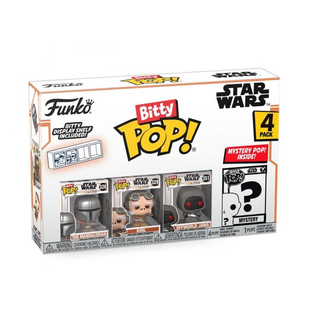 Funko Фигурка Funko POP (Bitty): Mandalorian - Mandalorian 4pk