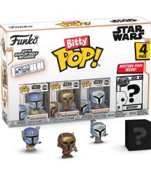 Funko Фигурка Funko POP (Bitty): Star Wars - Heavy Mandalorian 4pk