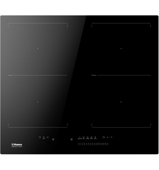 Hansa Варочная поверхность индукционная, 59,2см, расширенная зона, черный