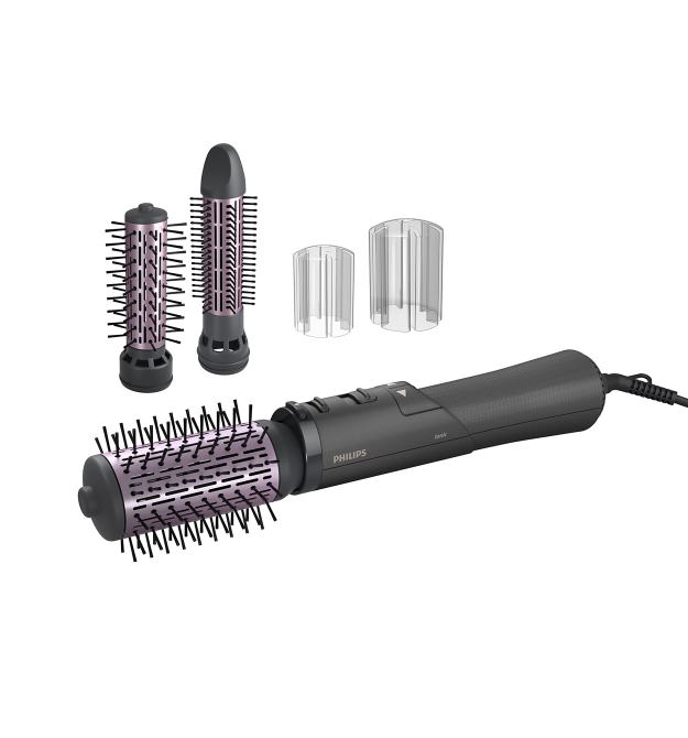 Philips Фен-щетка 7000 Series, 1000Вт, режимов-3, ионизиция, хол. обдув, турборежим, черный