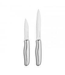 ARDESTO Набор ножей Gemini Gourmet, 2 предмета, нержавеющая сталь, пластик, серый