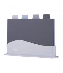 ARDESTO Набор досок кухонных на подставке Fresh, 4шт, 23.8x33.8x7см, пластик
