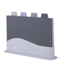 ARDESTO Набор досок кухонных на подставке Fresh, 4шт, 23.8x33.8x7см, пластик