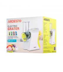 ARDESTO Мультирезка, 200Вт, 4 насадки, корпус-пластик, белый