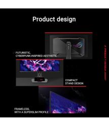 ASUS Монитор Asus 26.5" ROG Strix XG27ACDNG 2xHDMI, DP, USB-C, 3xUSB, OLED, 2560x1440, 360Hz, 0.03ms, DCI-P3 99%, Adaptiv