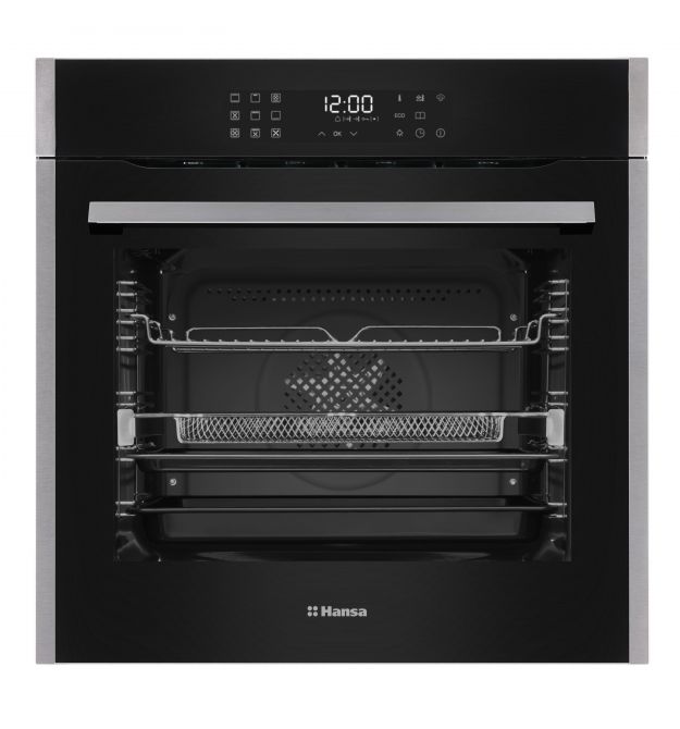 Hansa Духовой шкаф Hansa электрический, 77л, A+, дисплей, конвекция, черный