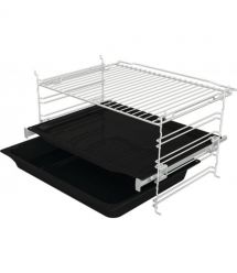 Gorenje Духовой шкаф электрический, 77л, A, пар, дисплей, черный матовый