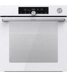 Gorenje Духовой шкаф электрический, 77л, A+, пар, дисплей, приготовление на разных уровнях, пиролиз, белый