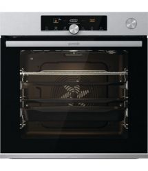 Gorenje Духовой шкаф электрический, 77л, A+,TouchFree, пар, дисплей, Wi-Fi упр, пиролиз, приготовл. на разн. уровнях, нерж