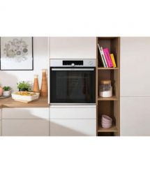 Gorenje Духовой шкаф электрический, 77л, A+,TouchFree, пар, дисплей, Wi-Fi упр, пиролиз, приготовл. на разн. уровнях, нерж
