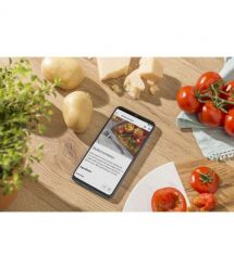 Gorenje Духовой шкаф электрический, 77л, A+,TouchFree, пар, дисплей, Wi-Fi упр, пиролиз, приготовл. на разн. уровнях, нерж