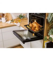 Gorenje Духовой шкаф электрический, 77л, A+, пар, дисплей, приготовление на разных уровнях, нерж