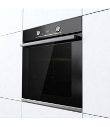 Gorenje Духовой шкаф электрический, 77л, A, дисплей, ф-ия без добавления жира, черный