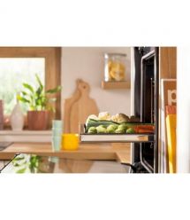 Gorenje Духовой шкаф электрический, 77л, A, дисплей, ф-ия без добавления жира, черный