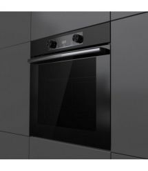 Gorenje Духовой шкаф электрический, 77л, A, дисплей, IconLed, пиролиз, черный