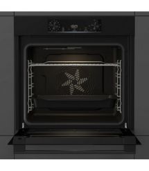 Gorenje Духовой шкаф электрический, 77л, A, дисплей, IconLed, пиролиз, черный