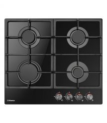 Hansa Комплект духовка электрическая + поверхность газовая на стекле), черный