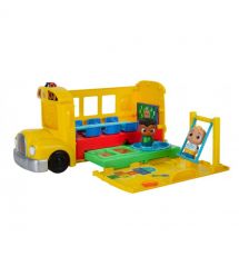 CoComelon Игровой набор Vehicle Школьный автобус трансформер, свет, звук