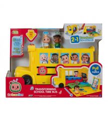 CoComelon Игровой набор Vehicle Школьный автобус трансформер, свет, звук