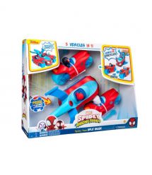Spidey Игровой набор 3 в 1 Deluxe Feature Vehicle Сплит команда Спайди (Spidey Team Split Racer)