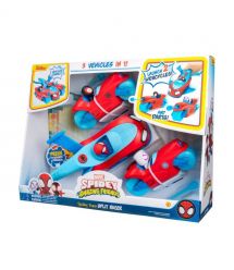 Spidey Игровой набор 3 в 1 Deluxe Feature Vehicle Сплит команда Спайди (Spidey Team Split Racer)
