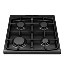 Hansa Плита комби, 65л, 50x60см, дисплей, конвекция, чугун, черный