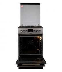 Hansa Плита комби, 62л, 50x60см, дисплей, конвекция, чугун, нерж