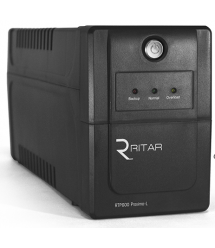 ИБП Ritar RTP600 (360W) Proxima-L, LED, AVR, 2st, 2xSCHUKO socket, 1x12V7Ah, plastik Case ( ) Q4