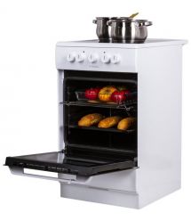 Hansa Плита электрическая стеклокерамическая, 68л, 50x60см, белый