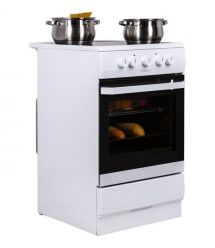 Hansa Плита электрическая стеклокерамическая, 68л, 50x60см, белый