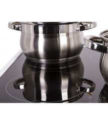 Hansa Плита электрическая стеклокерамическая, 68л, 50x60см, белый