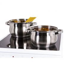 Hansa Плита электрическая стеклокерамическая, 68л, 50x60см, белый