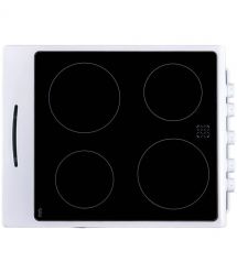 Hansa Плита электрическая стеклокерамическая, 68л, 50x60см, белый