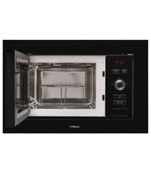 Hansa Микроволновая печь встраиваемая, 20л, электр. управл., 800Вт, гриль, дисплей, откр.кнопкой, черный