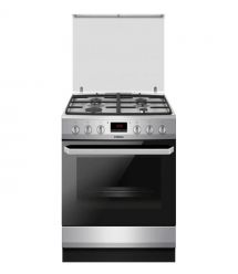 Hansa Плита комби, 65л, 60x60см, дисплей, конвекция, чугун, нерж