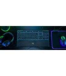 Razer Клавиатура мембранная Ornata V3 X 104key, USB-A, EN/UK, RGB, чёрный