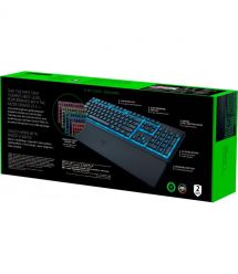 Razer Клавиатура мембранная Ornata V3 X 104key, USB-A, EN/UK, RGB, чёрный