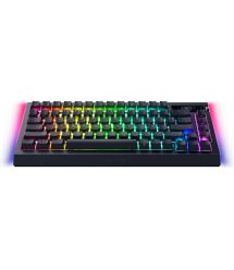 Razer Клавиатура механическая BlackWidow V4 Pro 75%, 81key, Mechanical Switches Gen-3, USB-A/WL/BT, EN, RGB, чёрный