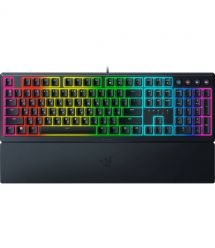 Razer Клавиатура механическая Ornata V3 104key, Mecha-Membrane Switch, USB-A, EN/UK, RGB, чёрный