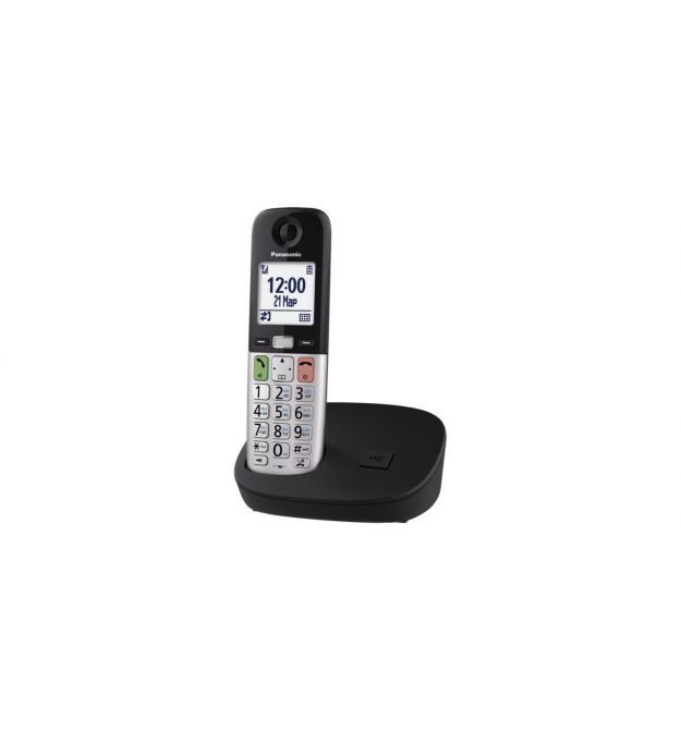 Panasonic Радиотелефон DECT KX-TGU410UCB, чёрно-серебряный