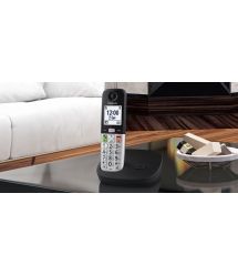 Panasonic Радиотелефон DECT KX-TGU410UCB, чёрно-серебряный
